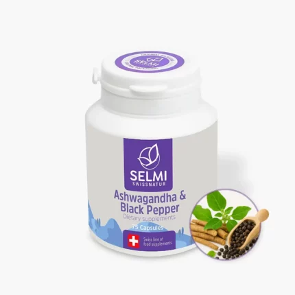 Ashwagandha & Black Pepper – 75 capsules (1027628)