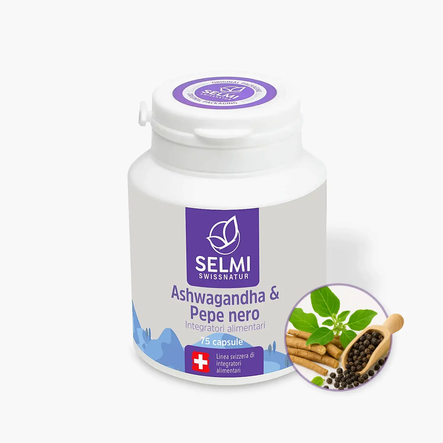 Ashwagandha & Pepe Nero – 75 capsule (1027628) Ashwagandha & Pepe Nero – 75 capsule (1027628)