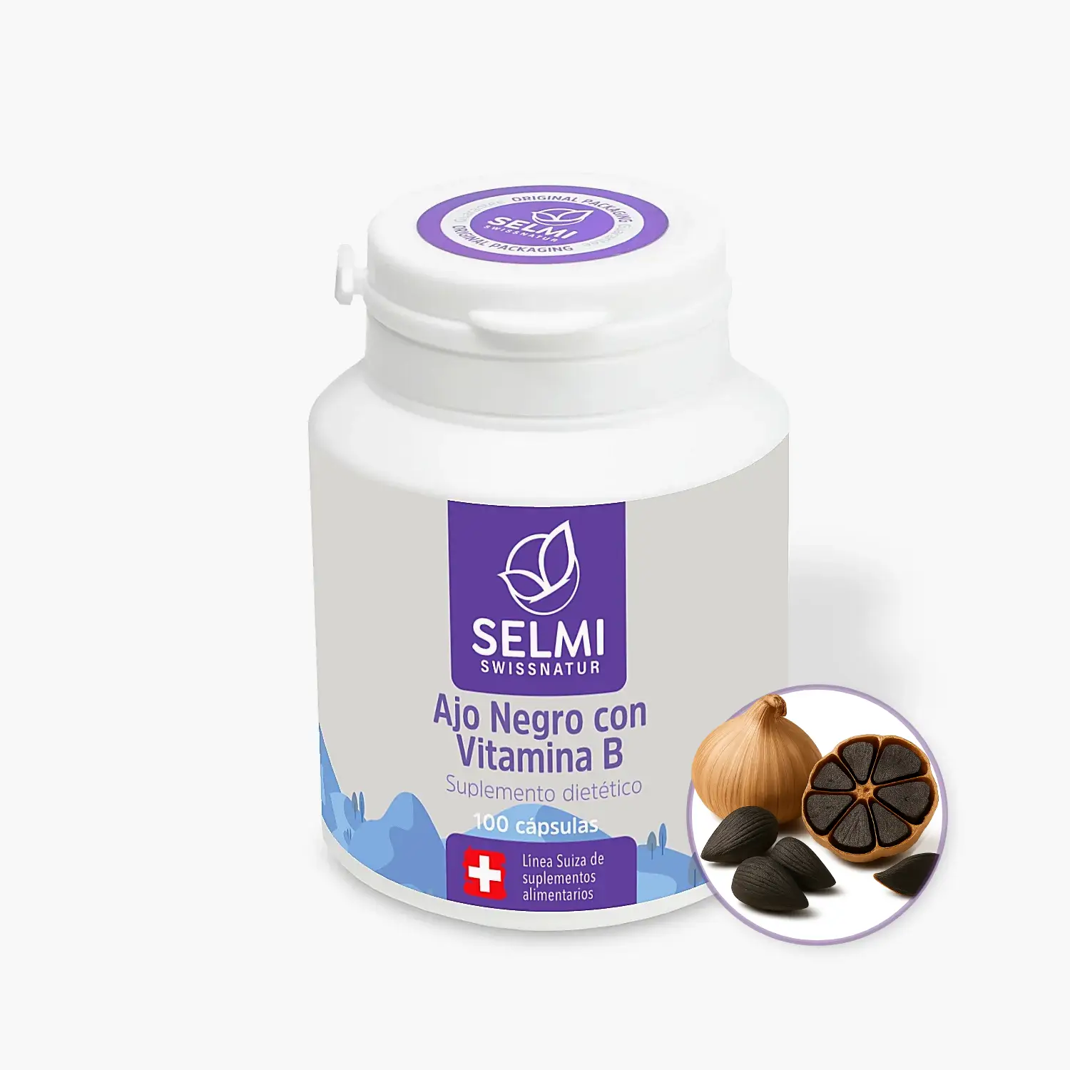 Ajo Negro con Vitamina B – 100 cápsulas (1044905) Ajo Negro con Vitamina B – 100 cápsulas (1044905)